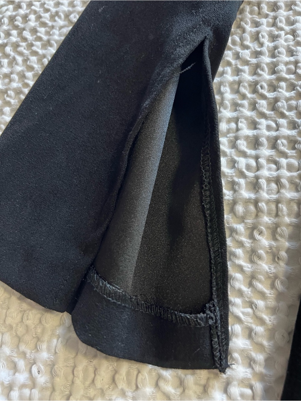 Abrams Black Tailored Button-Front Blazer Flared Sleeves Y2K-38 Large - Picture 8 of 15